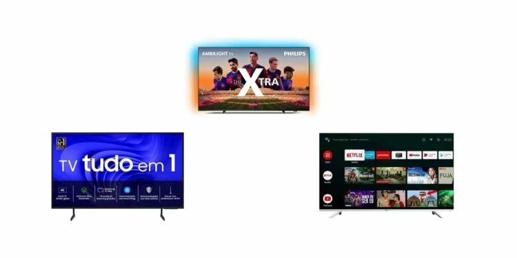 Ofertas do dia: até 34% off em Smart TV para renovar sua sala com qualidade e economia!