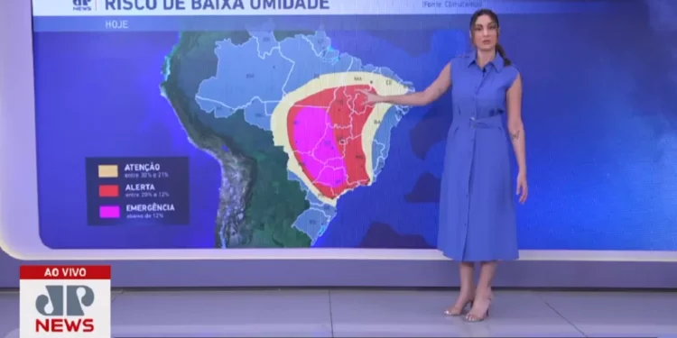 Grande parte do Brasil segue com tempo seco e altas temperaturas nesta sexta