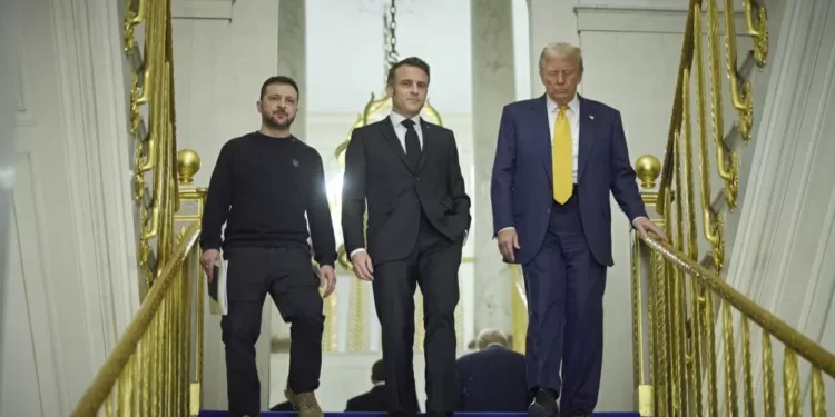 Trump se reúne com Macron e Zelensky durante a reabertura da Catedral de Notre Dame