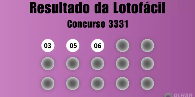 Lotofácil 3331: veja resultado de hoje, quinta-feira (27)