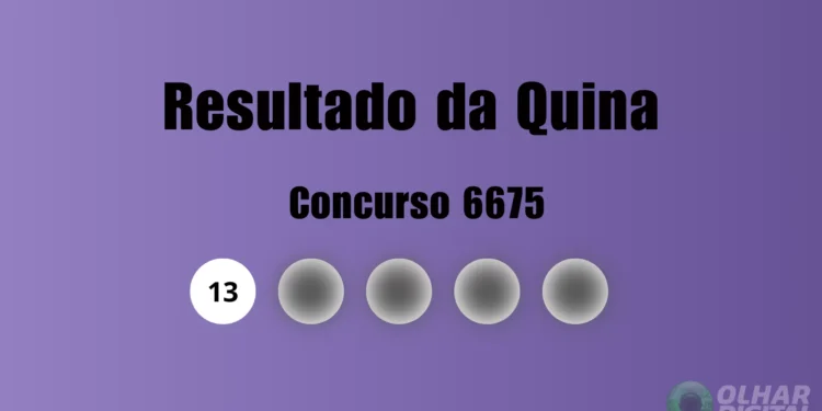 Quina 6675: veja resultado de hoje, sábado (8)