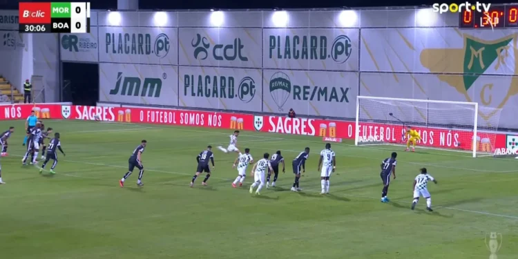 Foi desta forma que Alanzinho complicou a vida do Boavista