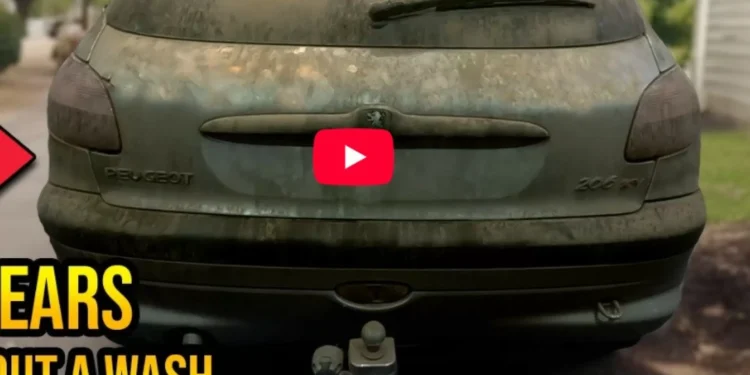 Este Peugeot 206 estava irreconhecível. Conseguiu ser recuperado?