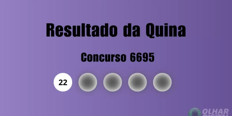 Quina 6695: veja resultado de hoje, terça-feira (1º)