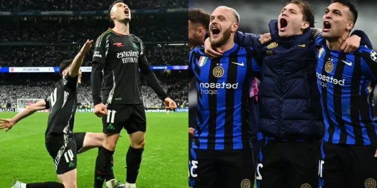Arsenal avança na Champions League e acaba com ‘pacto’ do Real Madrid; Inter vai às semis 