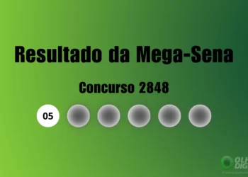 Mega-Sena 2848: veja resultado de hoje, quinta-feira (3)
