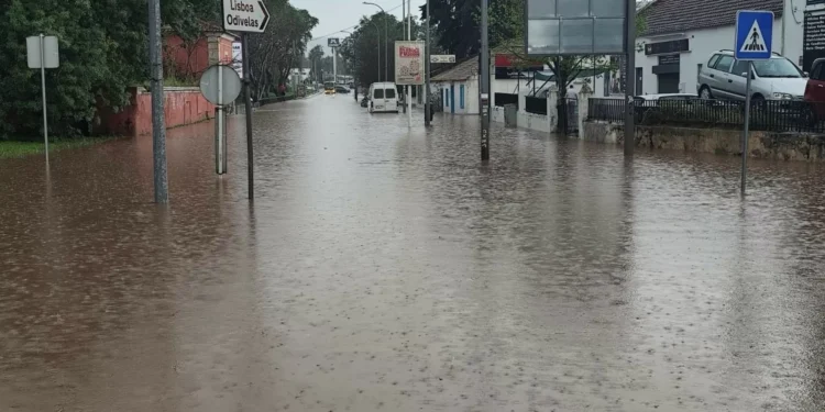 Casas e carros inundados, metro fechado. Chuva leva caos a Lisboa e Beja