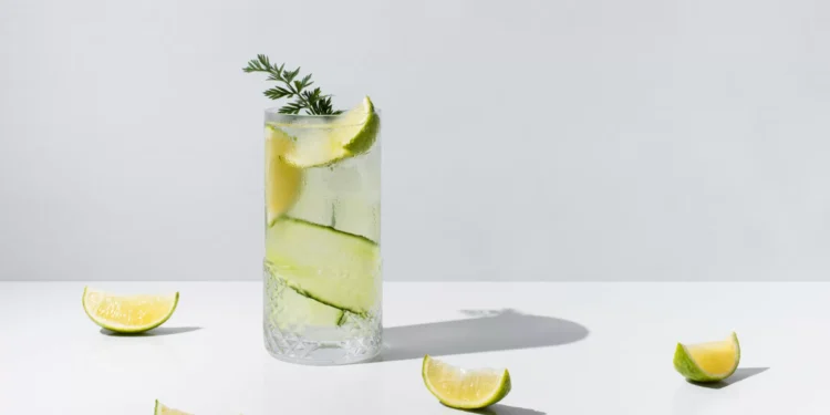 Água de pepino. A bebida refrescante para as noites cada vez mais longas