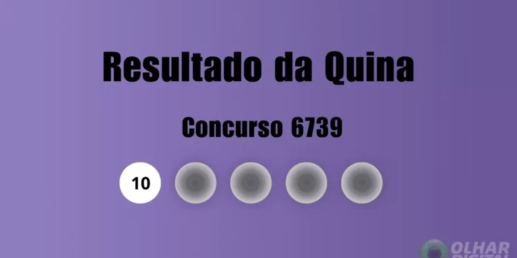 Quina 6739: veja resultado de hoje, segunda-feira (26)