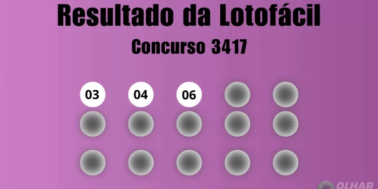 Lotofácil 3417: veja resultado de hoje, sexta-feira (13)