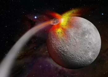 O que aconteceria se um asteroide atingisse a Lua?