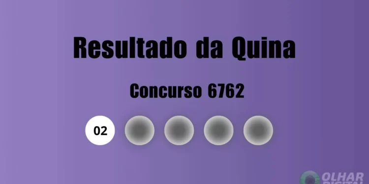 Quina 6762: veja resultado de hoje, terça-feira (1)