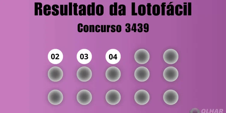 Lotofácil 3439: veja resultado de hoje, quinta-feira (10)