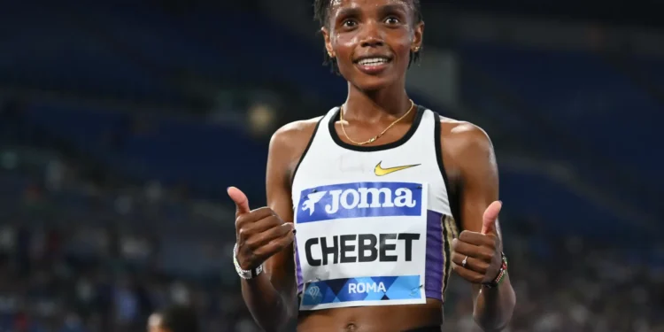 Beatrice Chebet brilha e bate recorde mundial dos 5.000 metros