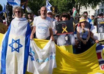 Manifestação em Londres pede libertação de reféns israelenses do Hamas