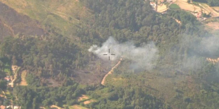 Força Aérea reforça vigilância no combate a incêndios. Eis as imagens